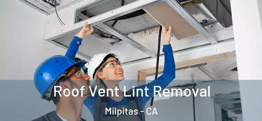 Roof Vent Lint Removal Milpitas - CA